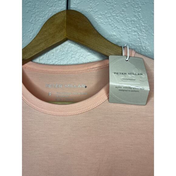 Peter Millar Women's Pink Moon Vinyasa Performance T-Shirt - Picture 5 of 8